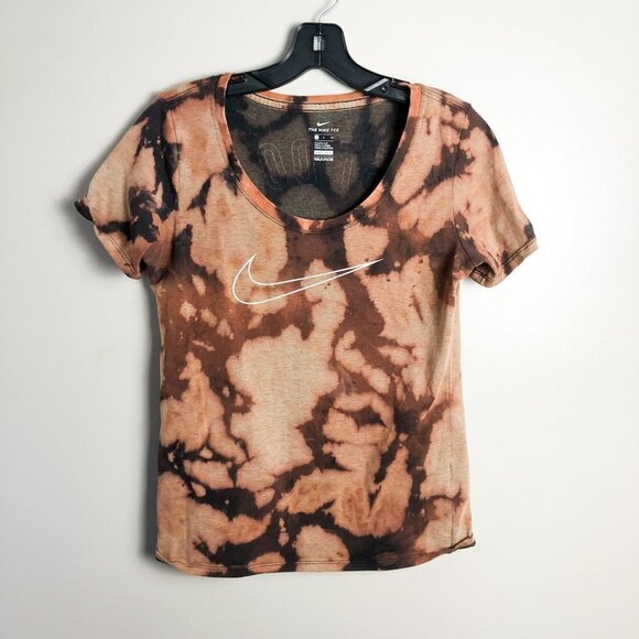Nike Just Do It Scoop Neck Dri Fit Athletic Cut T Shirt Small - Picture 1 of 7